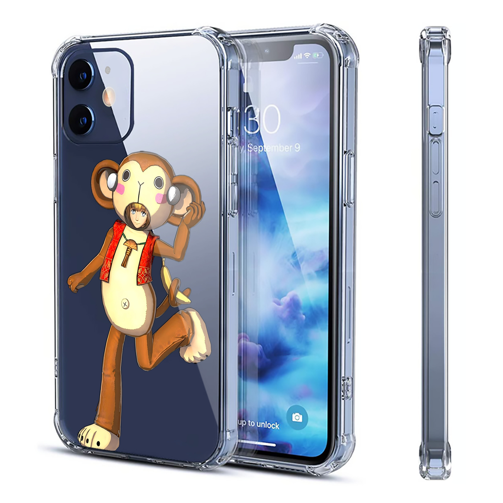（画像用） 進撃の巨人 アルミン·アルレルト Attack on Titan Armin Arlert 【iPhone 12シリーズ対応】透明スマホケース（クリアソフトケース）